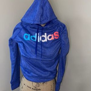 Cool Winter Blue Adidas Climawarm hoodie throw jacket sweatshirt sweater